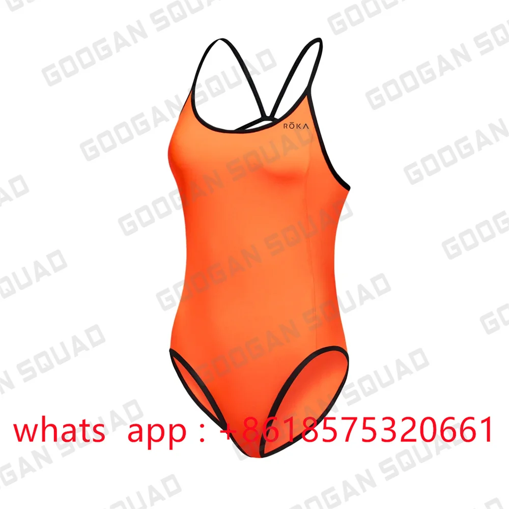 ROKA-Women-s-One-Piece-strap-back-swimsuit-versatile-V-back-Swimwear ...