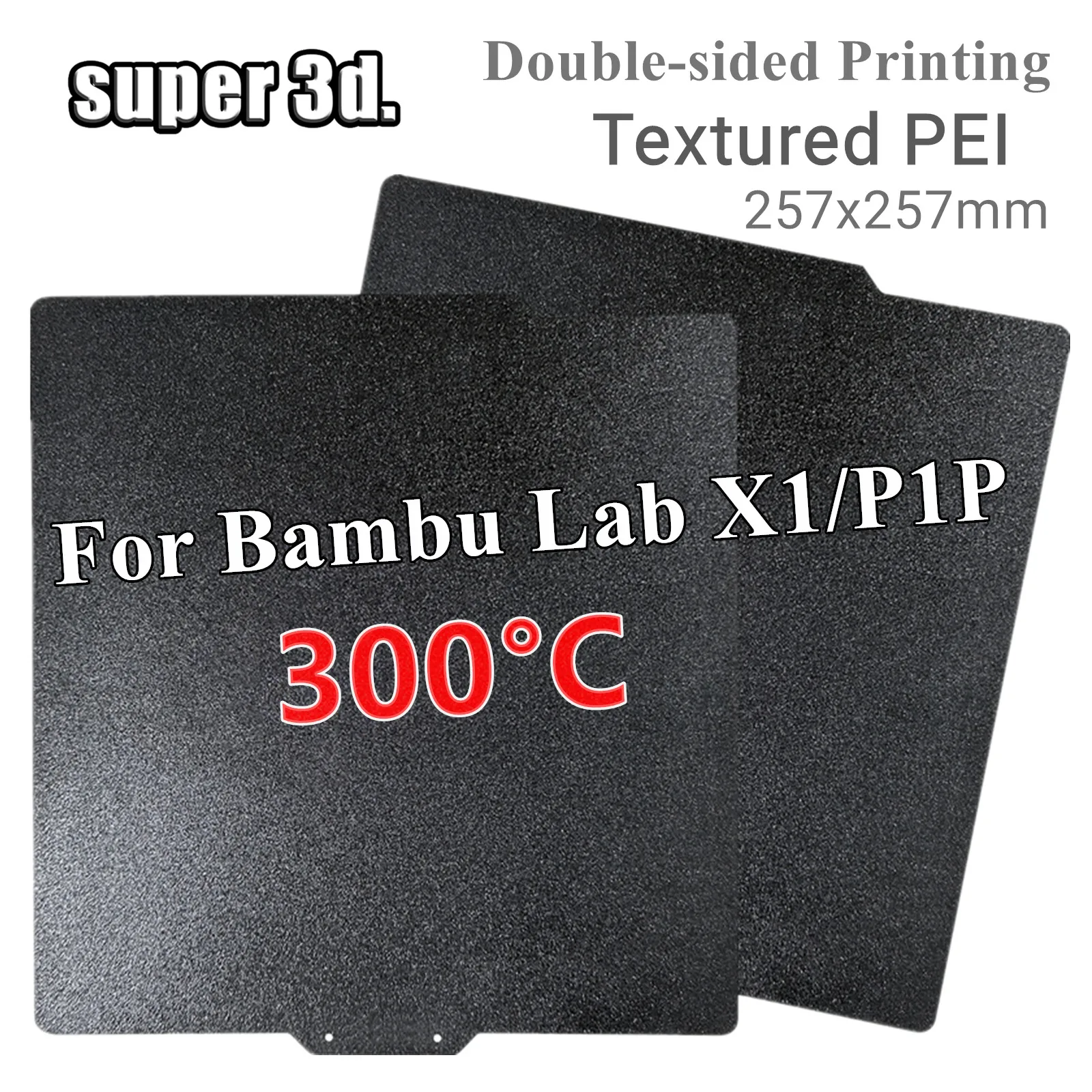 Piastra Pei Liscia Strutturata 300 ° C Per Bambu Lab X1C Piastra Di Costruzione Pey P1P P1S Piastra Peo Pet Carbon Pei Sheet A1 Per Bambulabs X1 257
