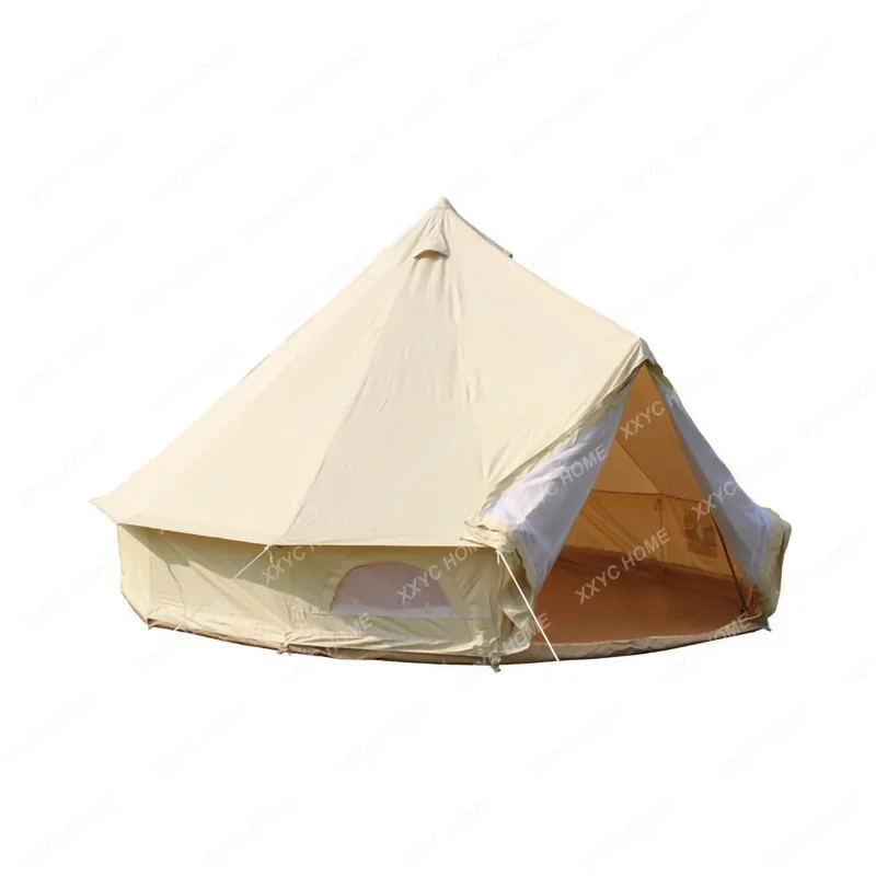 

Outdoor Camping Thickened Rainproof Warm Cotton-Cloth Tents Hotel Camp Tent