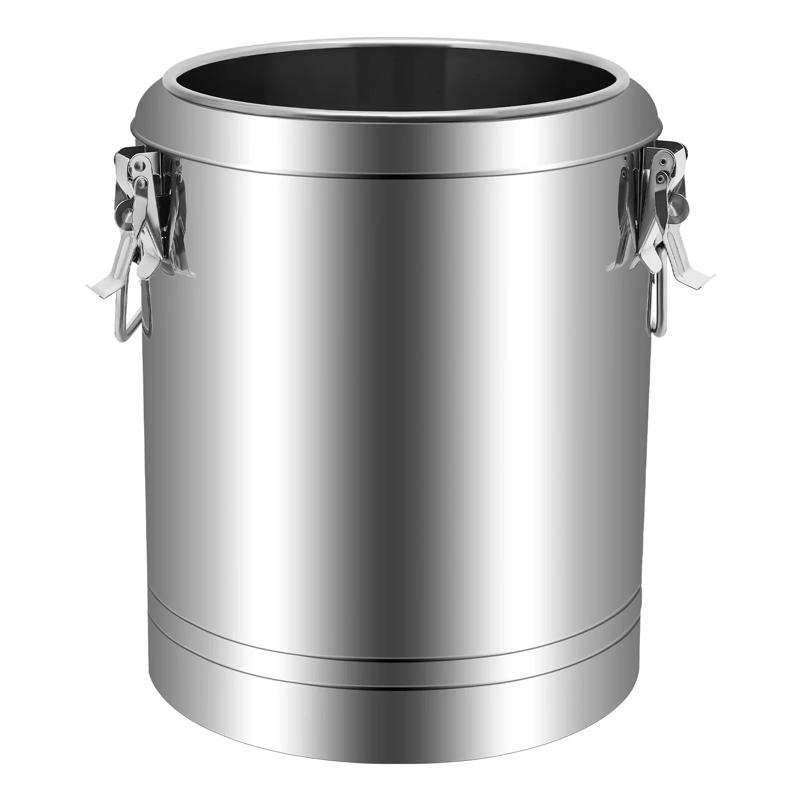 20-Liter-Speisenwärmer aus Edelstahl, Wärmebehälter, Milcheimer mit Edelstahldeckel, Getreidebehälter, luftdichter Kanister – Detail 2