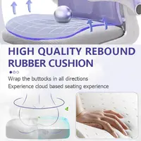 Ergonomic Office Chair Comfort Home Desk Chair Adjustable High Back Mesh Chair Lumbar Support Computer Chair with Flip-Up Arms 2