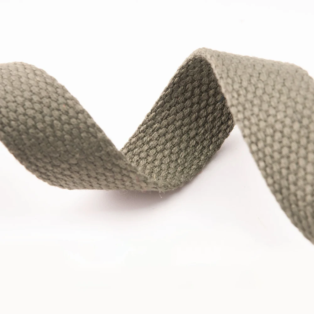 Chainho,Solid Color Backpack Strap,Polyester/Cotton Canvas Webbings,High Tenacity,Handmade DIY Material,5 Yards,Width 20mm,25ZD4