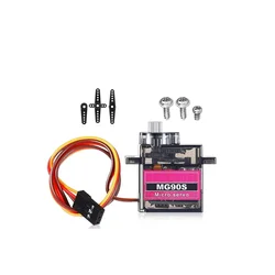 Enhanced All - Metal Gear Servo - MG90S Upgraded Version, 9g, 180/360 Degree, 1 - 10 PCS (1pcs - 180 degree)