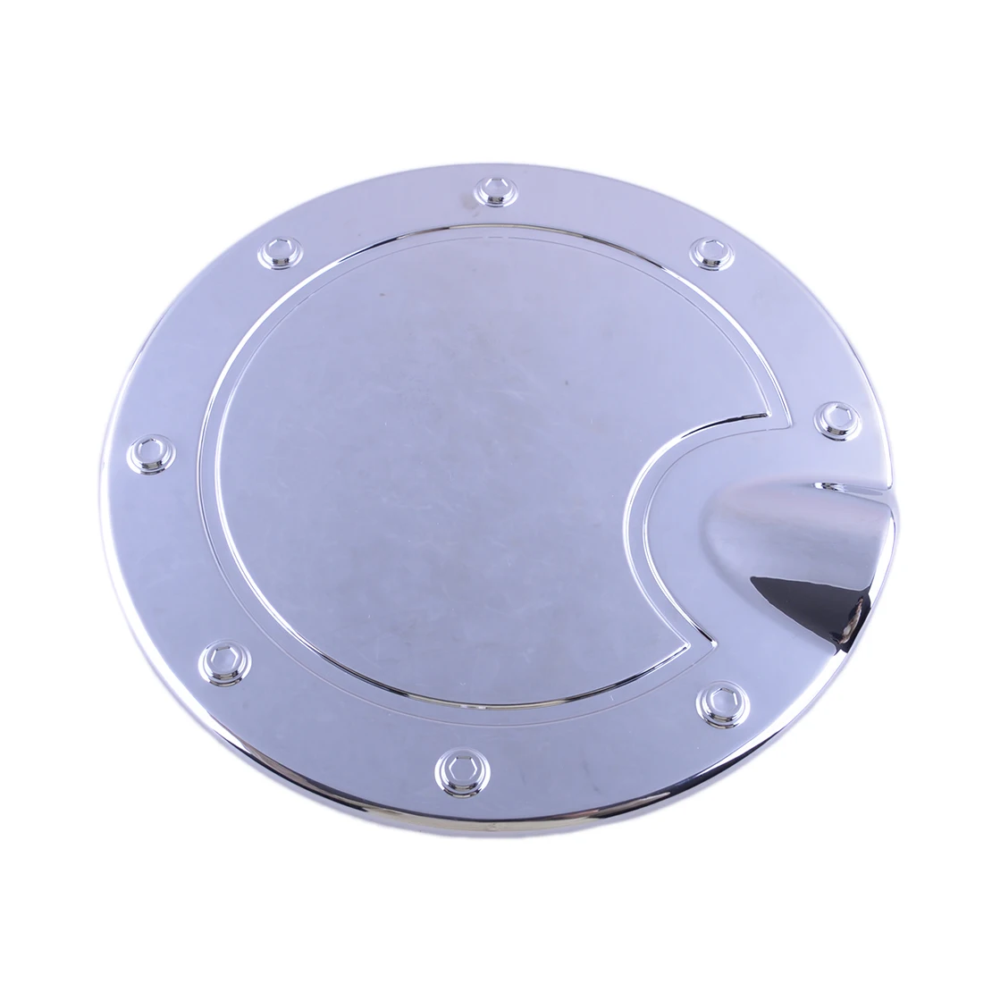 Chrome Style Abs Fuel Tank Gas Door Cap Cover Fit For Dodge Ram 1500