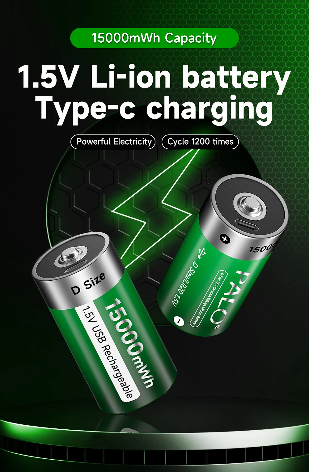 D Size Battery