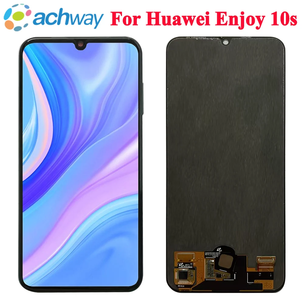 

LCD 6.3" For Huawei Enjoy 10s LCD Sisplay Touch Panel Screen Sensor Assembly For Huawei Enjoy 10s Display AQM-AL00 TL00 Screen