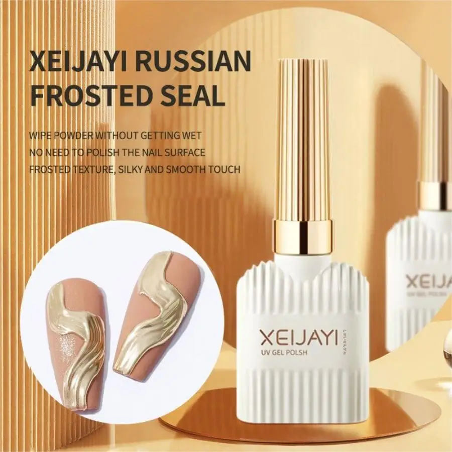 Gel Nail Art Set Gel Nail Polish Gel Nail Varnish Nail Art Functional Gel Top Coat Base Coat Russian Matte Top 15ML
