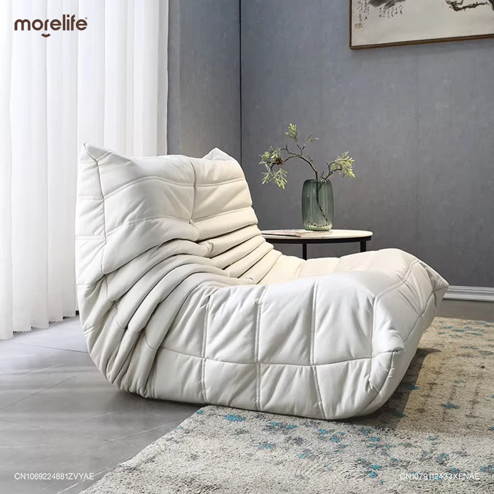 

Диваны Caterpillar Lazy Sofa Tatami бархатные одиночные диваны для гостиной, роскошные кресла-качалки INS, домашняя мебель