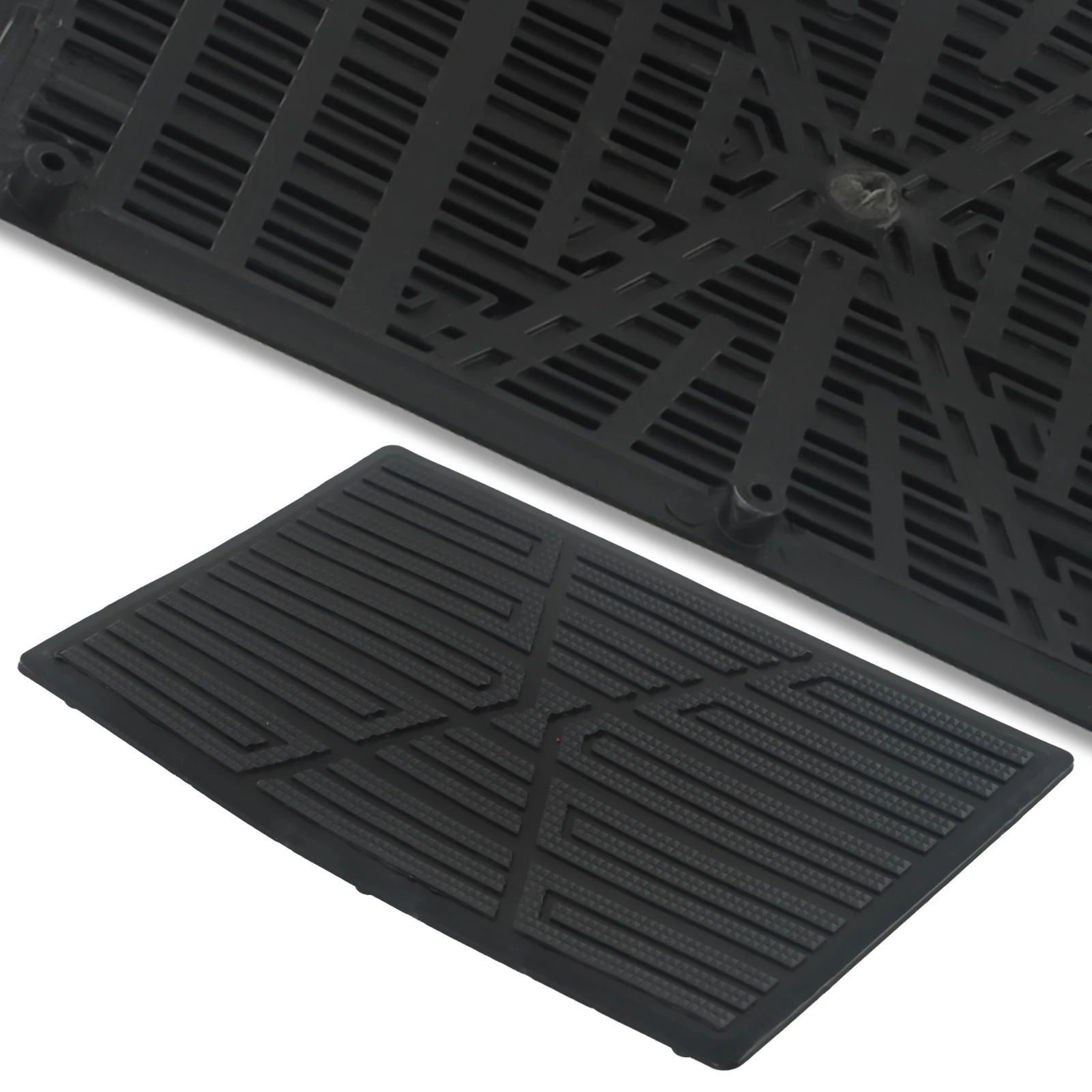 Durable Black PVC Waterproof Car Floor Carpet Protector Mat