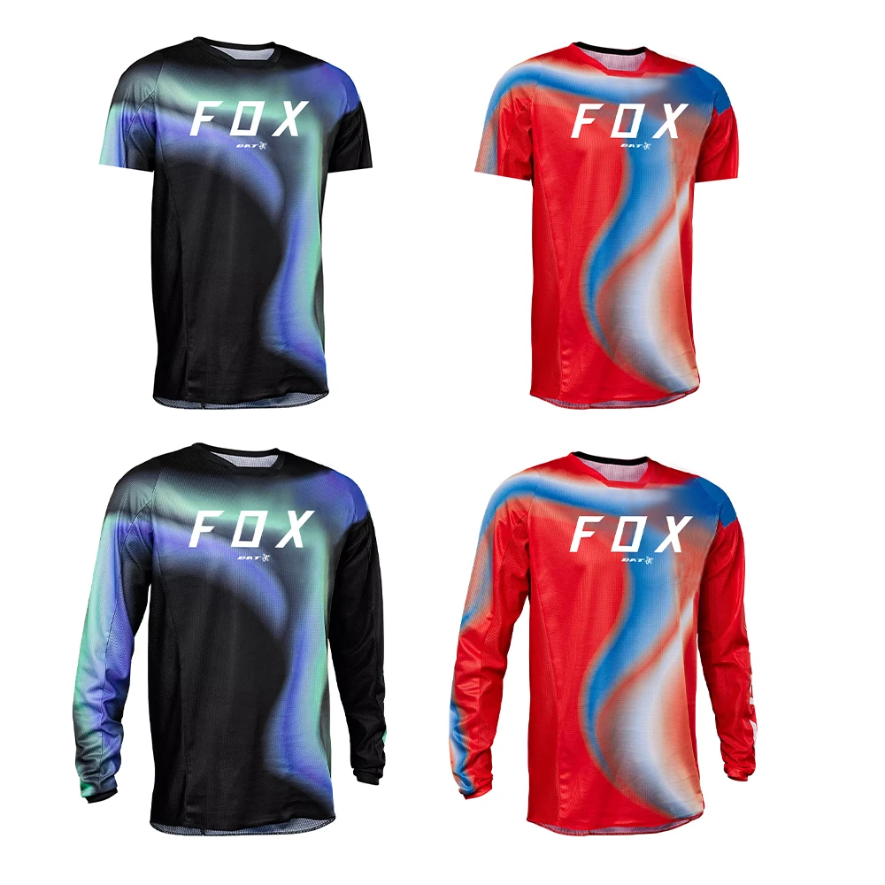 Men's Downhill jerseys MTB bat fox motocross Mountain Bike shirt
