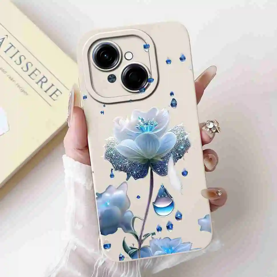 Black Butterfly Ultra-Thin Soft Silicone Case - 6.67 Back Cover