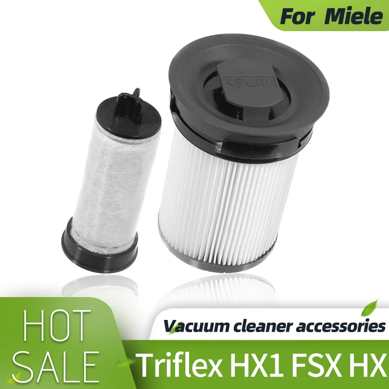 Leadaybetter 3-Pack HEPA Filters For Miele TriFlex HX1 Cordless Vacuum (Part #11289902)