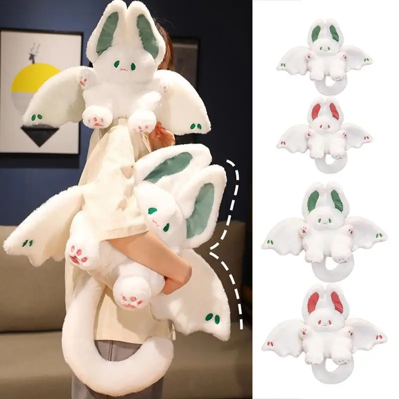 

Летучая мышь кролик Мягкое Животное милый кролик плюшевая кукла с крыльями летучая мышь мягкая и милая подушка животное украшение для дома для детей