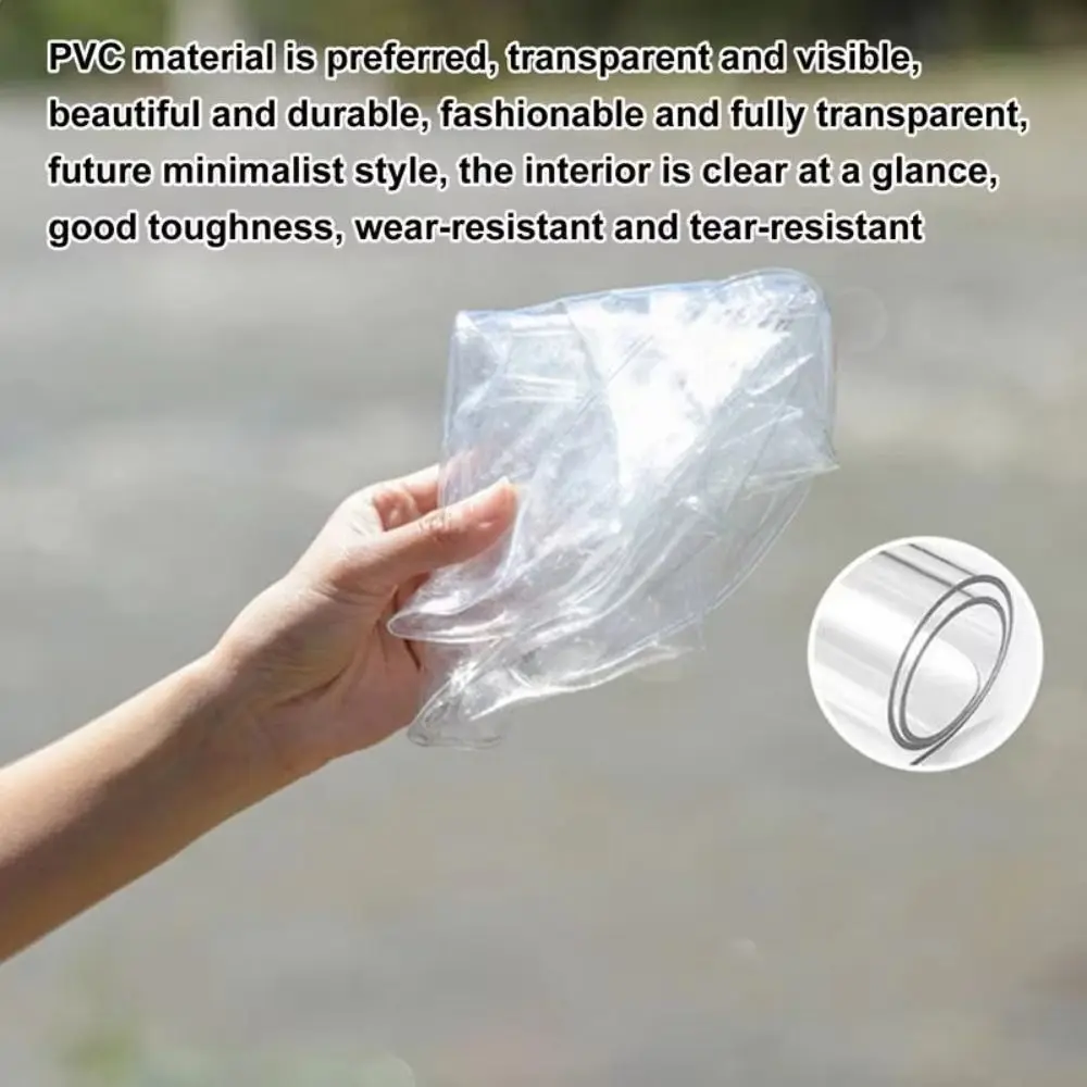4Pcs 투명 야외 접이식 물 분지 휴대용 PVC 투명 얼음 양동이 라운드 대용량 세척 그릇 피크닉