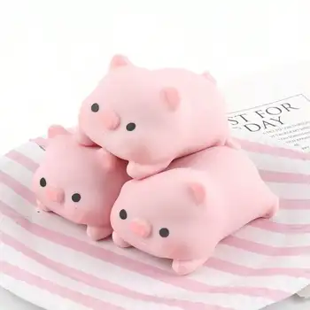Creative Stress Relief Pull Pig Squishy Toy - Stretchy Mochi Tofu Ball - Decompression Vent Fidget For Adults - Suitable For Holiday Gifts, Fun And Cute Gifts, Birthday Gifts, Easter Gifts, Halloween Gifts, Christmas Gifts, Party Gifts 1