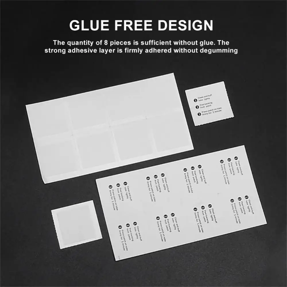 

Бесклеевой патч для шин, Модернизированный ультратонкий хороший герметичный Быстросохнущий портативный наружный аварийный велосипедный патч для шин