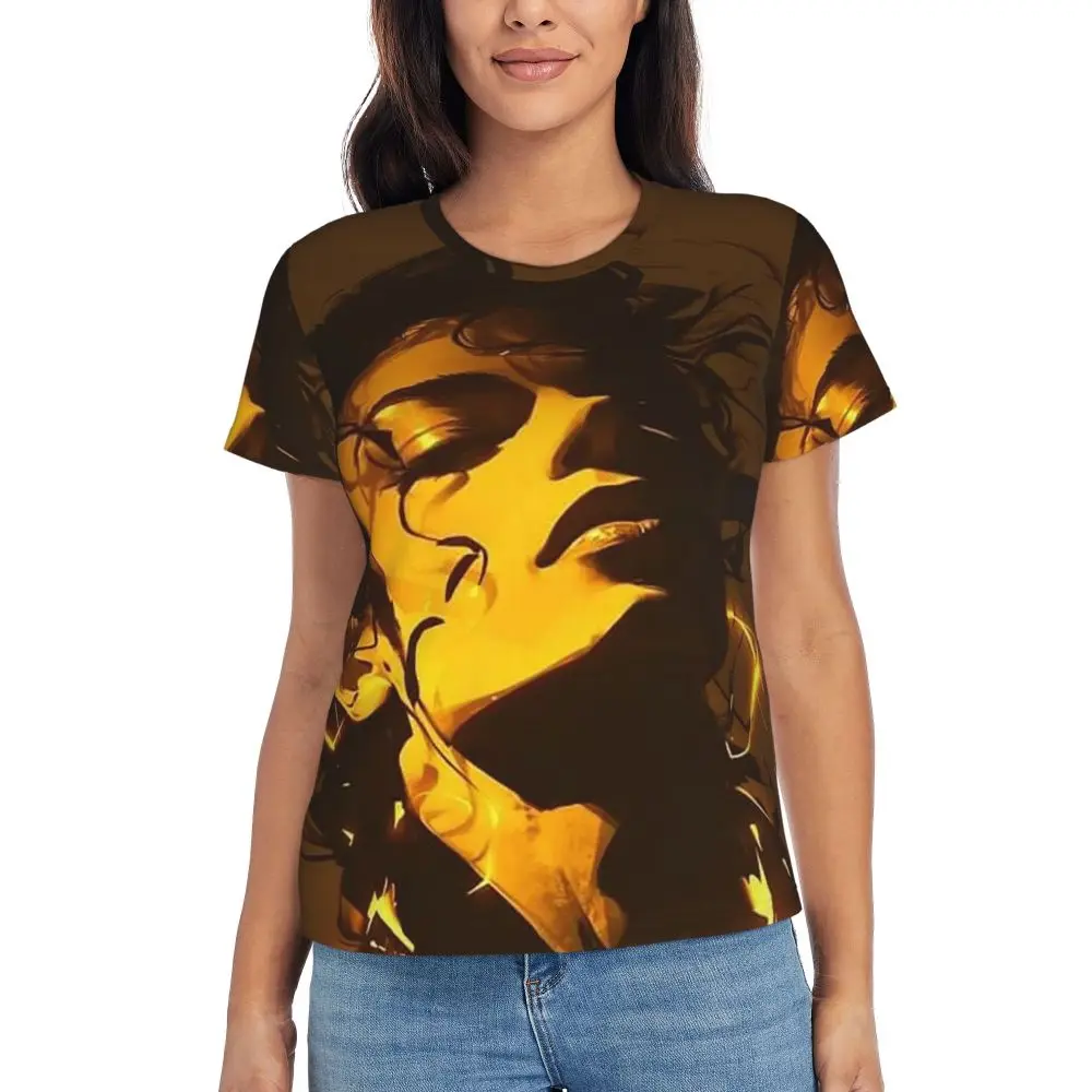 The King Of Pop Michael Jackson T-Shirt Women Short Sleeve T Shirts Round Neck Clothing Cotton Summer Tees Streetwear