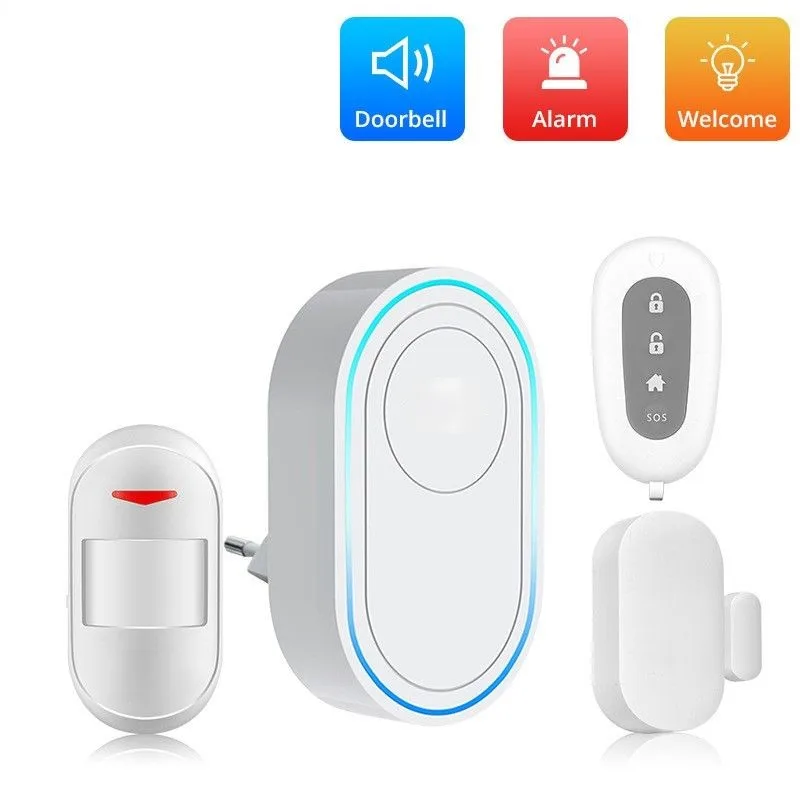 

DB13-EU Door Welcome Sensor Store Door Entry Voice Prompt Welcome Burglar Alarm Supermarket Doorbell