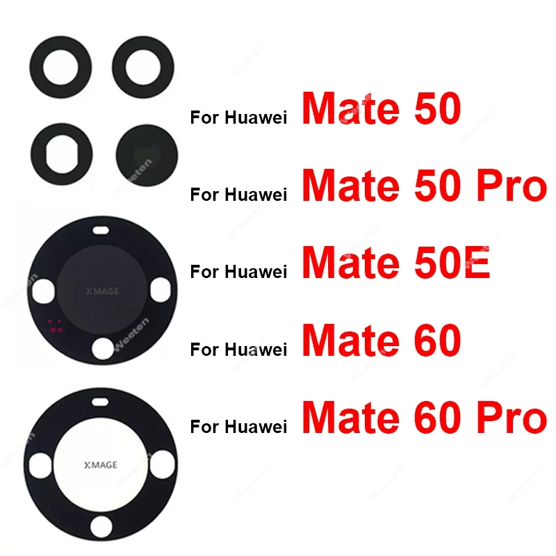 

Наклейка на объектив задней камеры для Huawei Mate 50 50E 60 Pro, наклейка на объектив задней камеры, запасные части