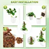 24/36/48Inch Climbing Plant Water Moss Column Indoor Plastic Moss Pole for Sphagnum Support Potted Plants Sticks Growth Garden 4