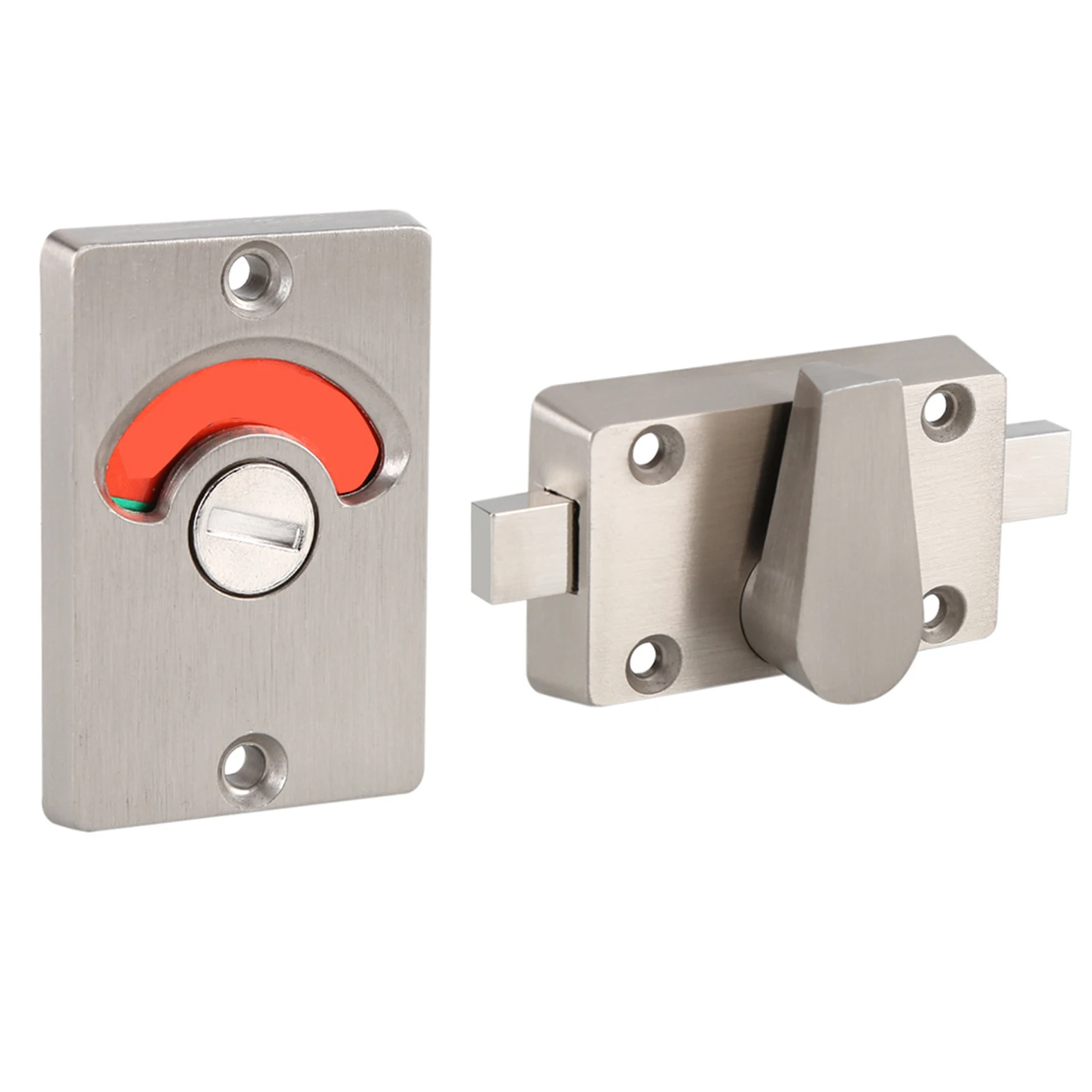 

Metal Indicator Privacy Bolt Door Lock Vacant Engaged Screws Latch Locks For Home Bathroom WC Toilet