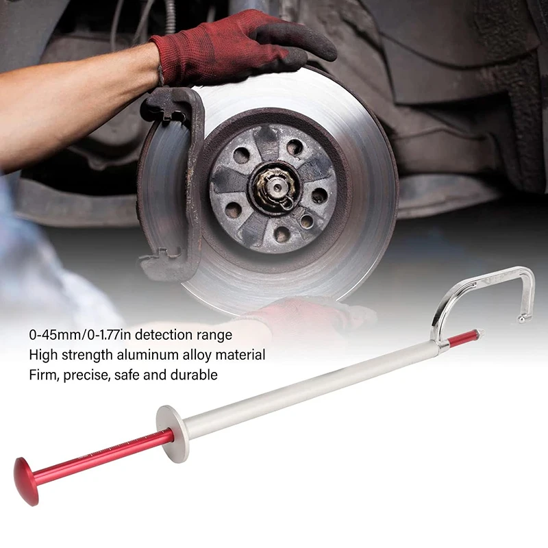 Brake Disc Measuring Tool - 0-45mm Thickness Gauge Caliper For Motorcycle & Car Brake Pads - View #10
