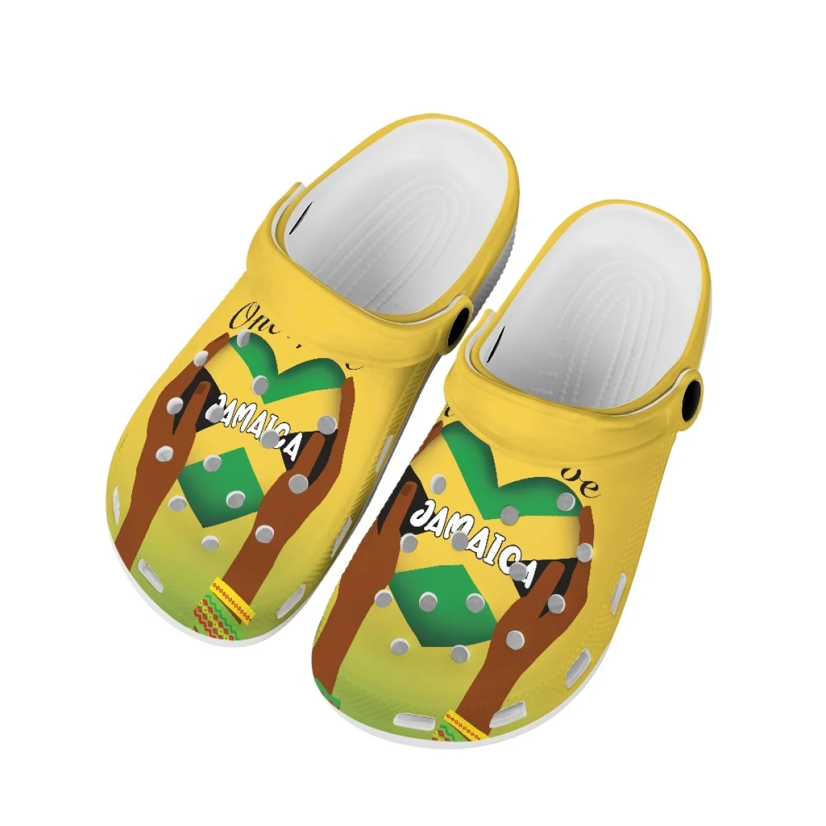 Jamaica Flag Designer Fashion Outdoor Sandals Women New Comfortable Lightweight Bathroom Shower Slippers Travel Beach Flats Girl