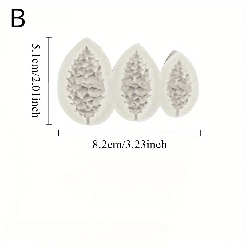 1pc,  Pinecone Candy Mold, Chocolate Mold, for DIY Cake Decorating Tool, Baking Tools, Kitchen Accessories, Christmas Decor