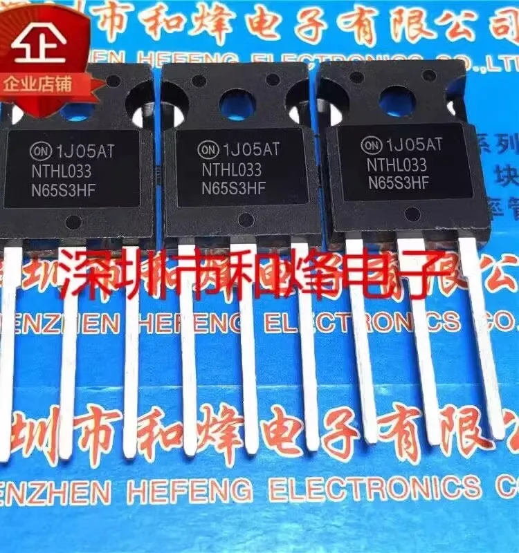 

2Pcs/Lot NTHL033N65S3HF TO-247 70A 650V MOS Power Transistor New Original
