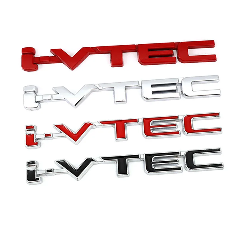 

3D VTEC Logo Metal Emblem Badge Decals Car Sticker for Honda City cb400 i-VTEC vfr800 cb750 Civic Accord Odyssey Spirior CRV SUV