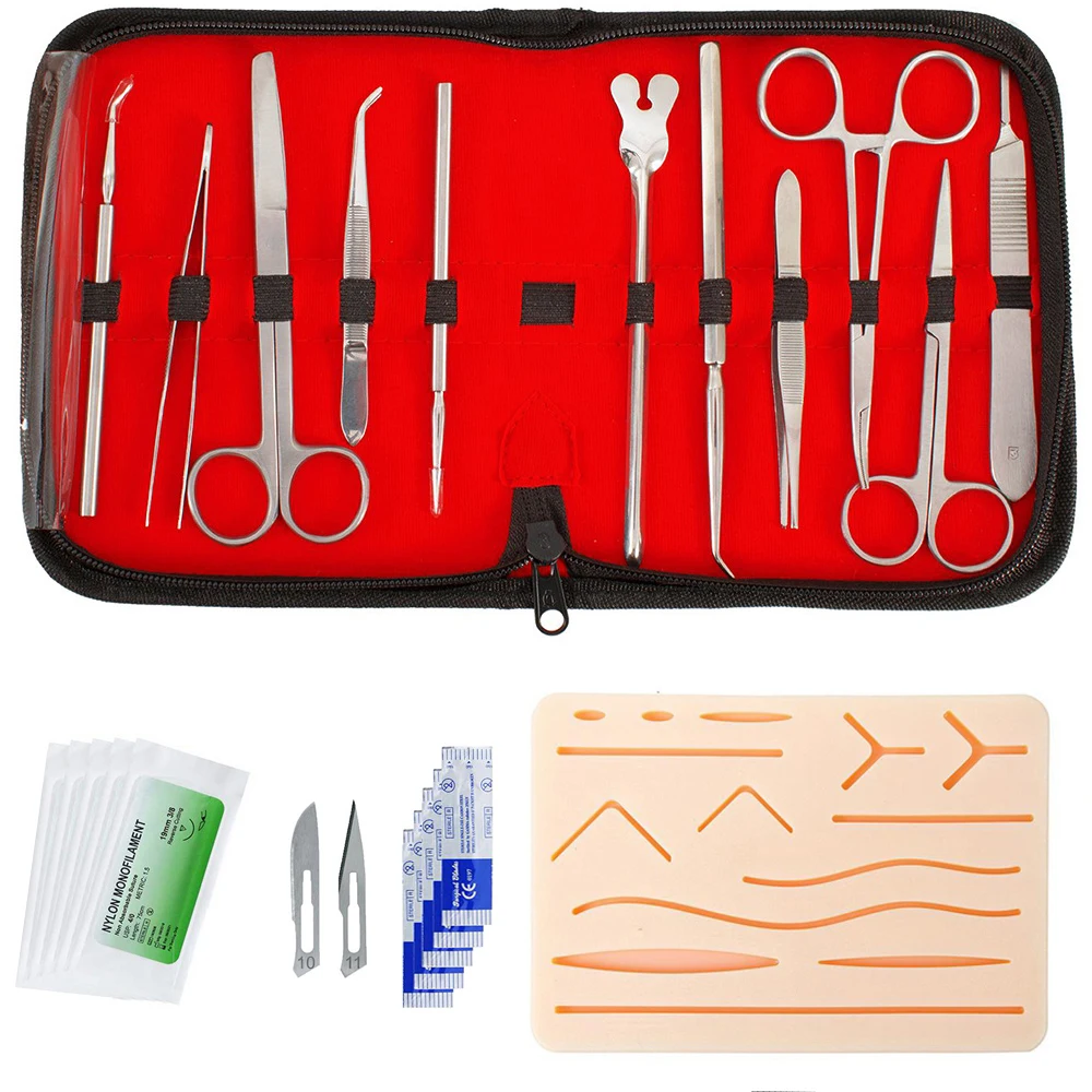 Suture Practice Kit Medical Students School Supplies Nursing Accessories Pad Training And Education Science And Learning Models surgical training kit