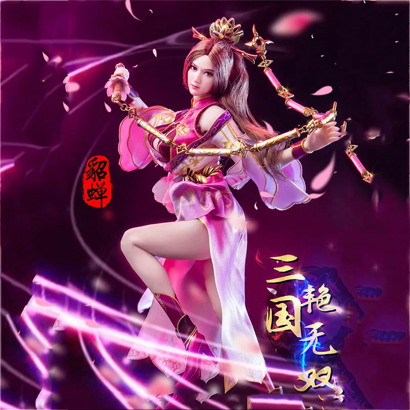

FLAGSET FS-G002 1/6 Ancient Beauties Three Kingdoms Diao Chan 12'' Female Soldier Action Figure Model Doll Full Set Toy In Stock