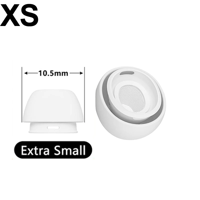 Soft Silicone Eartips XS/S/M/L Earplugs Replacement Covers