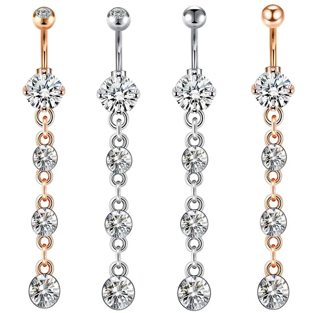 Mooncore Sexy Belly Button Rings Women Body Jewelry Stainless Steel