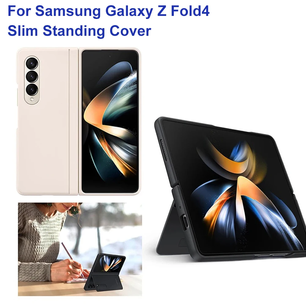 Originale Per Samsung Galaxy Z Fold4 Cover Sottile Ufficiale Per Samsung Galaxy Z Fold4 Custodia Multifunzionale Per Telefono Con Supporto