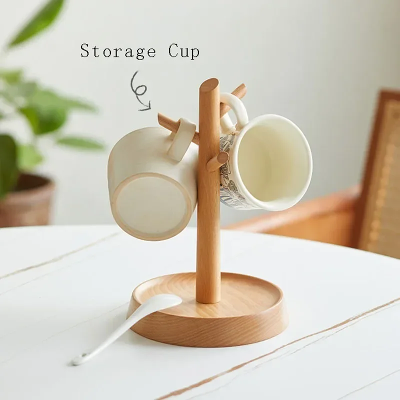 

Key Storage Branch Ring Necklace Jewelry Stand Hook Wood Simple Rack Tray With Organizer Display Earring Holder Amgoth Watch