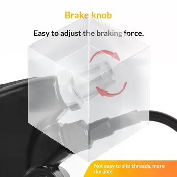 Freni Affidabili con 1/2 Leve Freno per E-Bike in Lega di Alluminio, Sinistra e Destra, Facili da Impugnare per Veicoli Elettrici