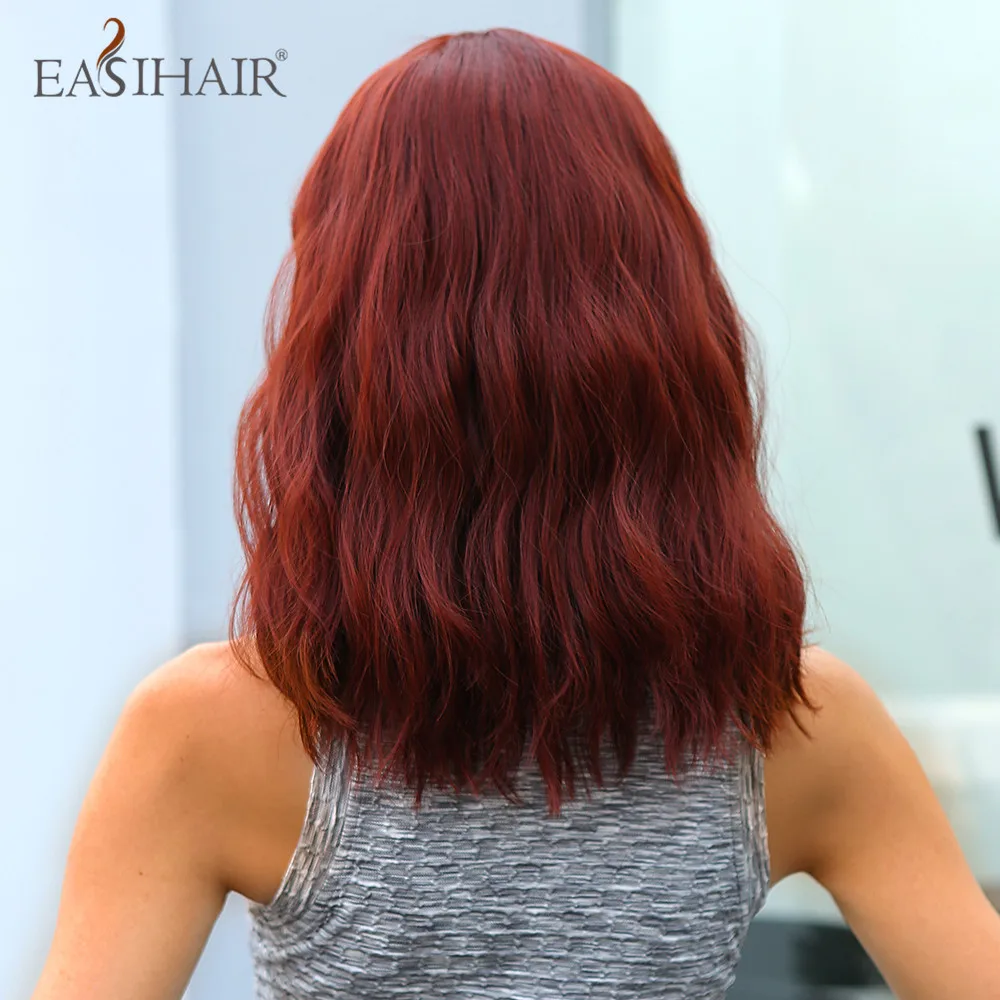 para Mulheres, Cabelo Curto Bob, Cabelo Vermelho