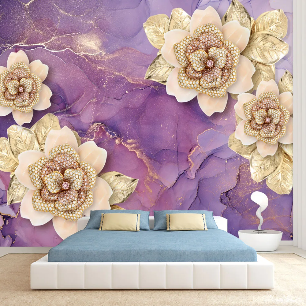 

Contact Paper Removable Peel and Stick Wallpapers Accept for Bedroom Walls Papers Home Decor 3d Panel Marble Flower Mural Prints