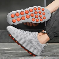Chaussures décontractées de marque pour hommes, baskets à semelle épaisse et douce, respirantes, pour la marche, Zapatillas Hombre 88217 3