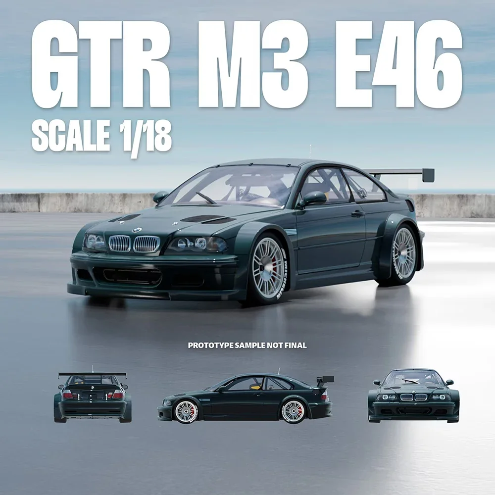 BMW M3 Gtr E46 Speed Blue 1/18 Scale Game Fans Hobby