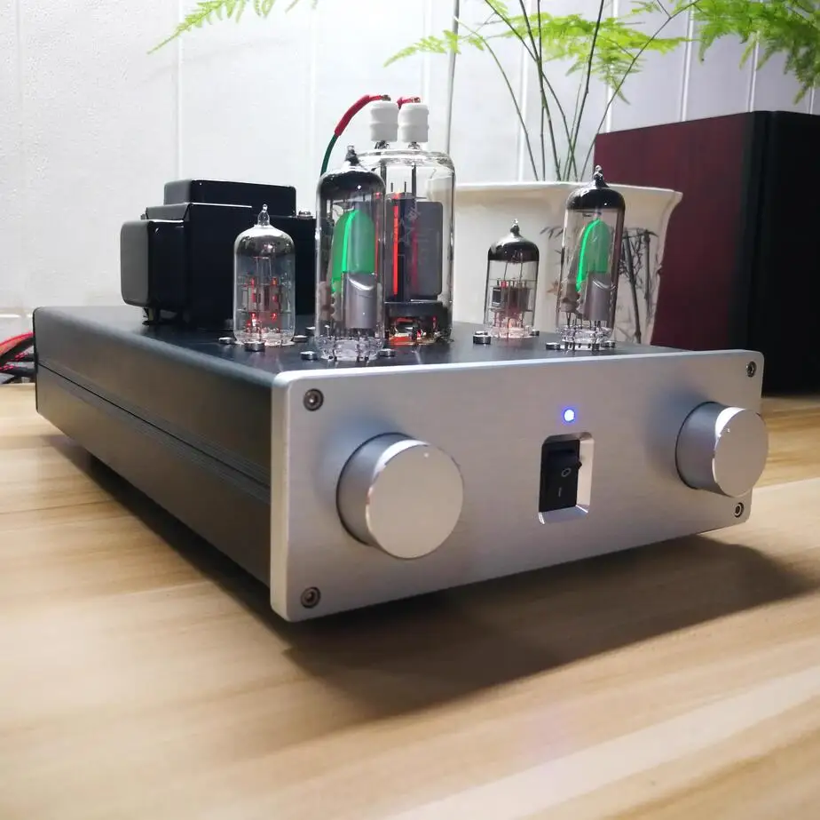 

6E1+6N2+FU19 Single ended Class A stereo HIFI 4.8W*2 DIY tube amplifier