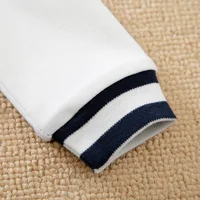 Baby Long Sleeved Jumpsuit Spring And Autumn Boys And Girls Baseball Suit Letter Embroidered Cotton Soft 0-18m One Piece Set 5