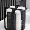 Rotating Paper Cup Holder Disposable Cup Storage Rack Bar Milk Tea Coffee Cup Compartment Cup Taker Rotating Cup Holder 1