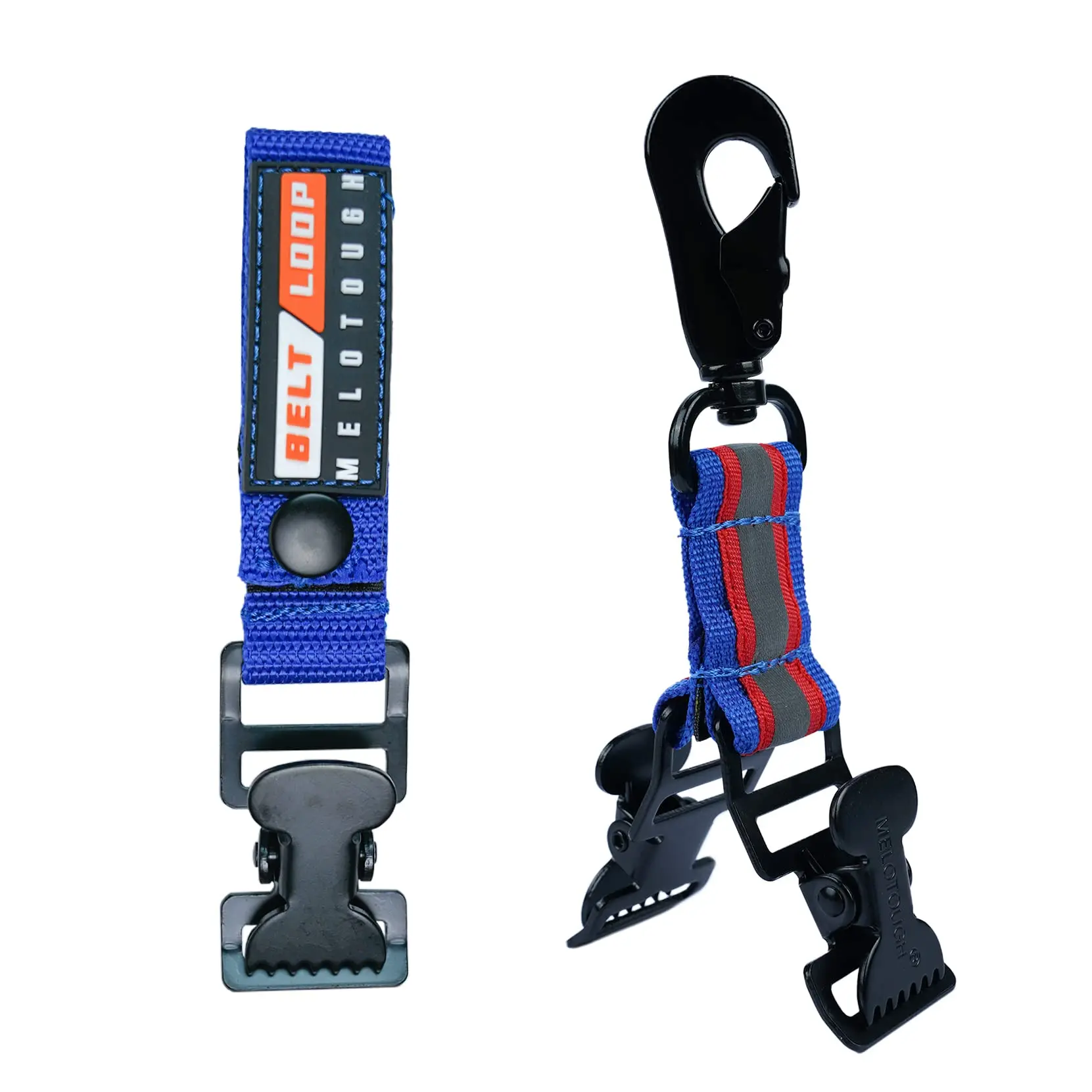 MELOTOUGH Firefighter Glove Strap Work Glove Holder Clip with Leash Swivel Snap Hook,Alligator Clip