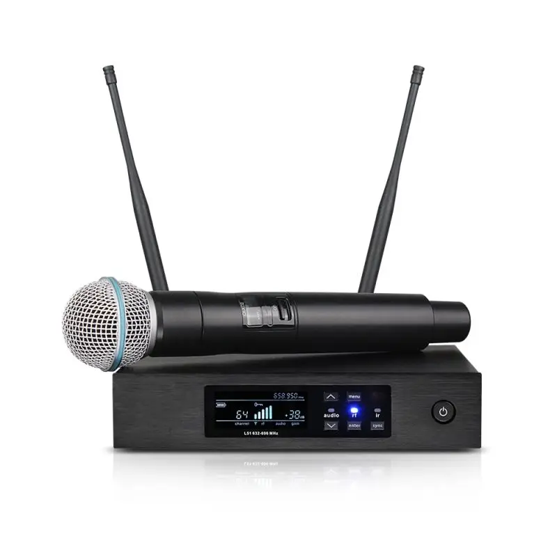 QLXD4 High Quality UHF Professional Dual True Diversity Wireless