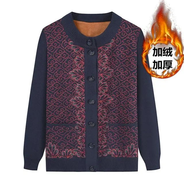 Cardigan Donna Leggero Con Ricami Floreali - Maglione Elegante Per Signore, In Tessuto Morbido - Foto 12