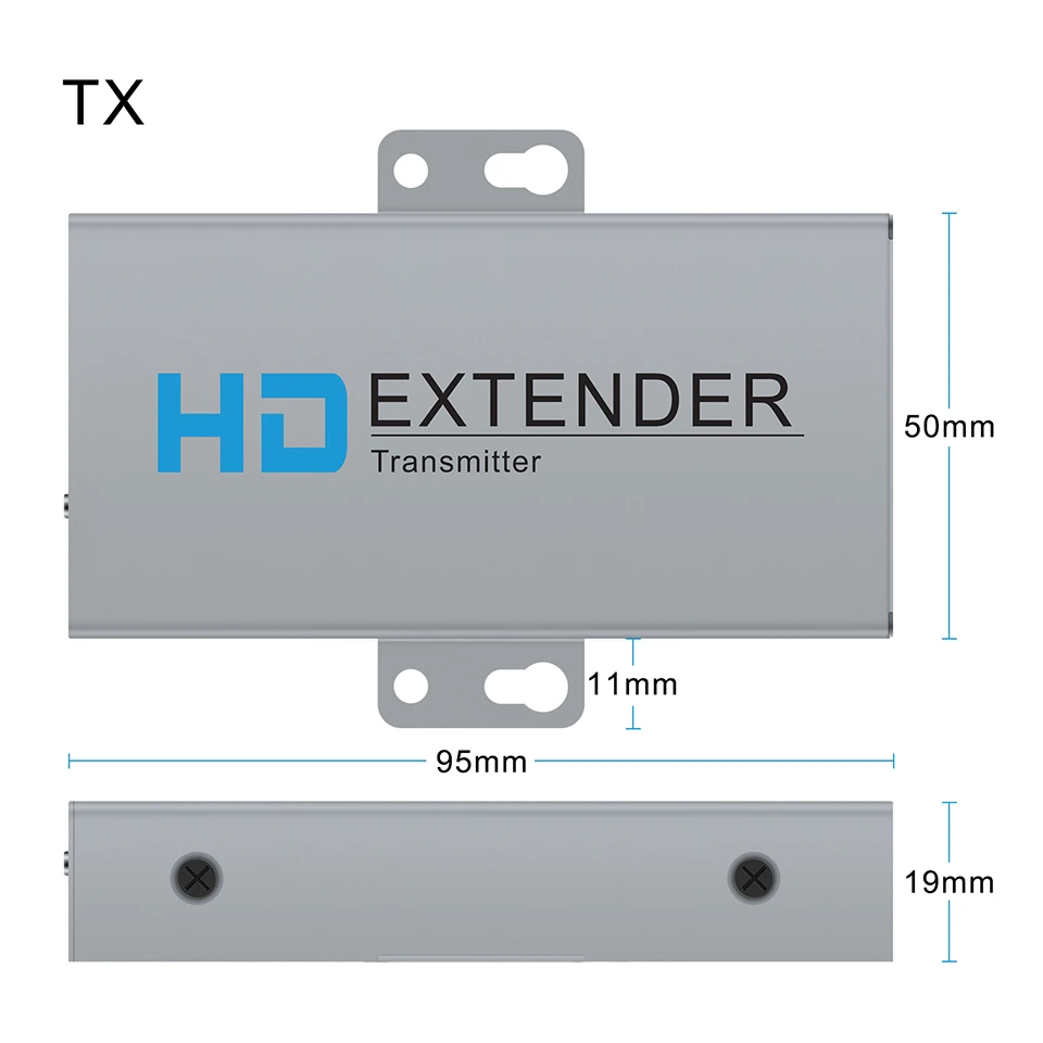 50M HDMI Over IP Network Extender 1080P HDMI Transmitter by RJ45 CAT5e CAT6 LAN Extensor Like Splitter Support POE hdmi extender