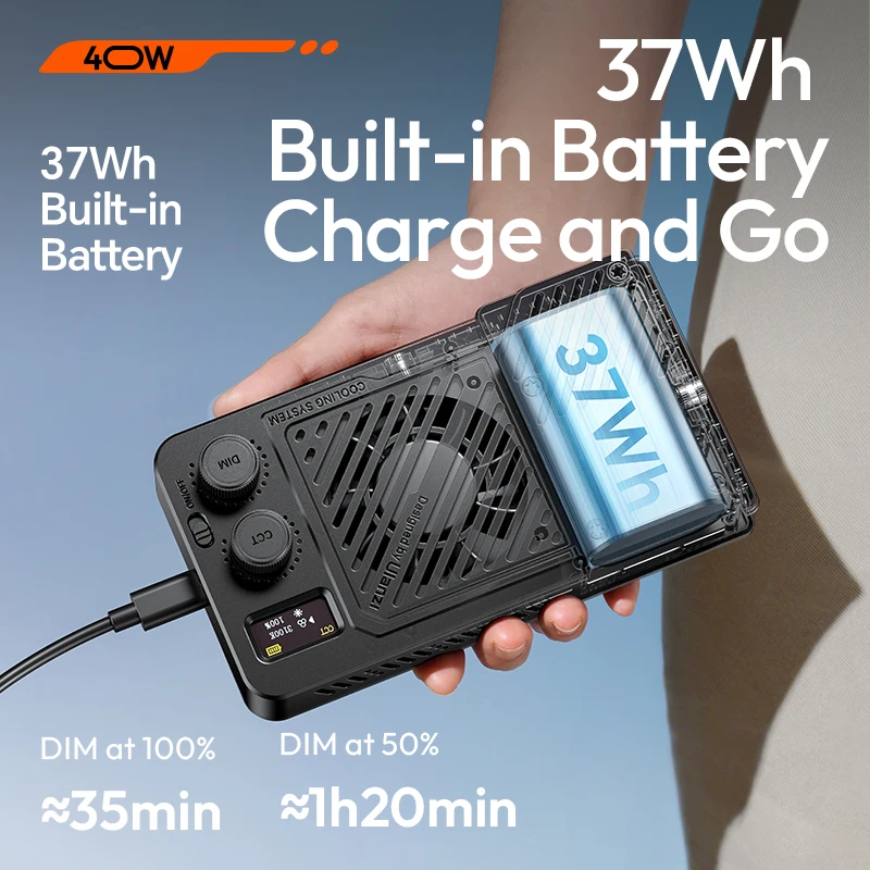 Ulanzi LM-P40Bi ポータブルLEDライト 40W 二色温 新品 Ulanzi 40W