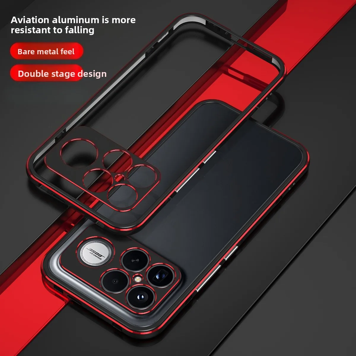 Lightweight Aluminum Alloy Shockproof Case with Heat Dissipation and Drop Protection
